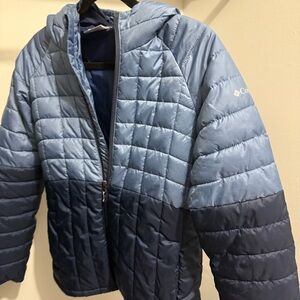 Columbia Kids Two-Tone Blue Puffer Jacket